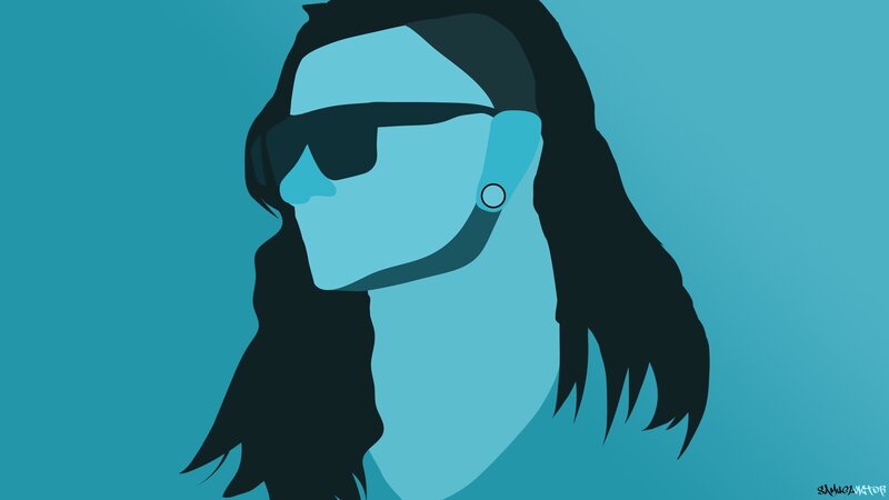 Person with Sunglasses — Blue