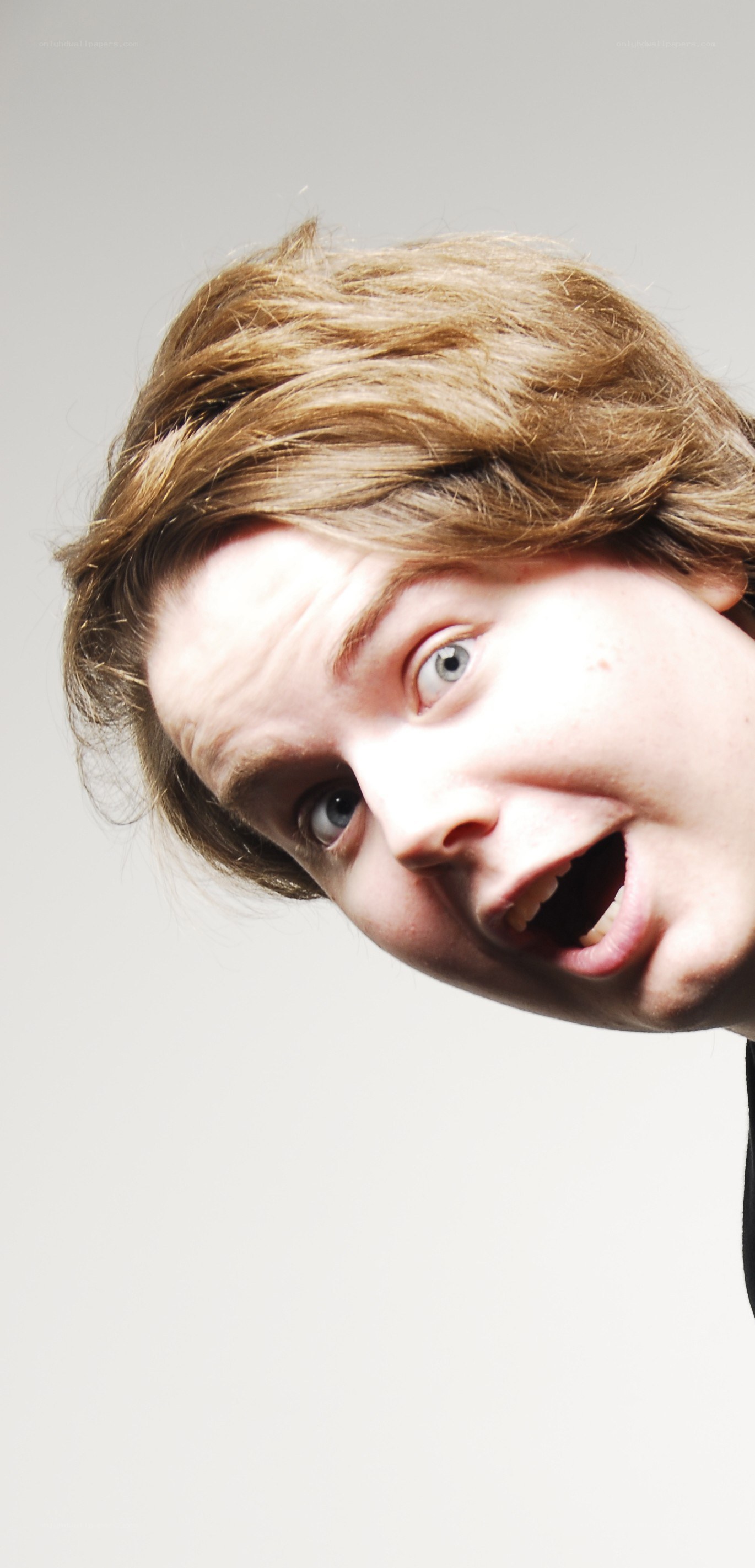 person with surprised expression