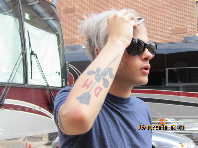 Person with Tattoos — Blue