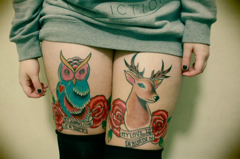 Person with Tattoos — Gray, Neutral