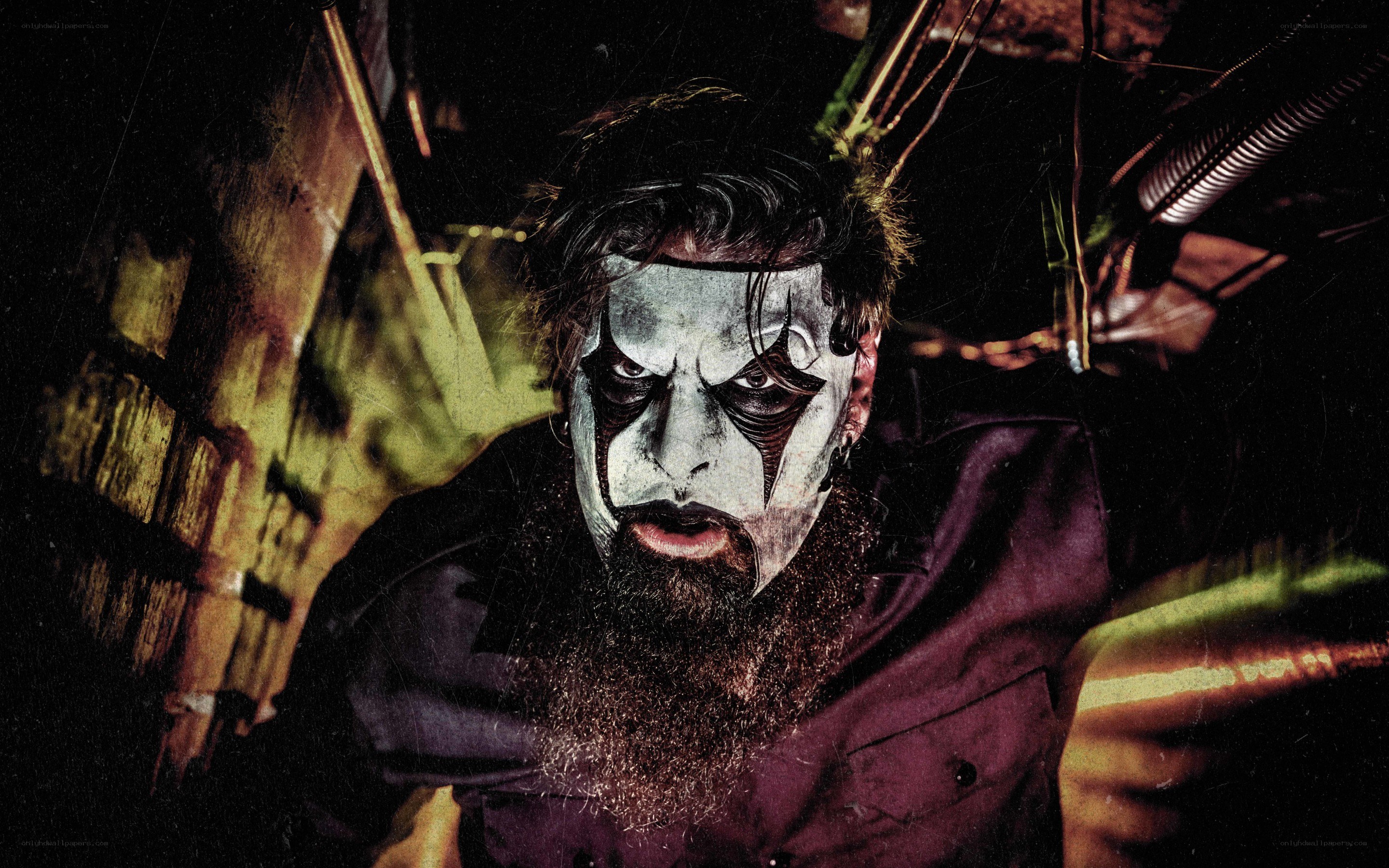person with theatrical makeup