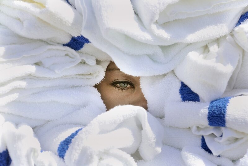 Person with Towel