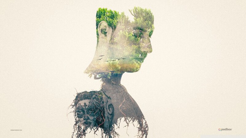 Person with Tree Elements