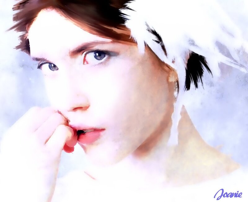 Person with White Feathers