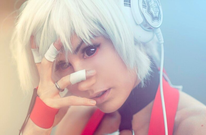 Person with White Hair — Intense