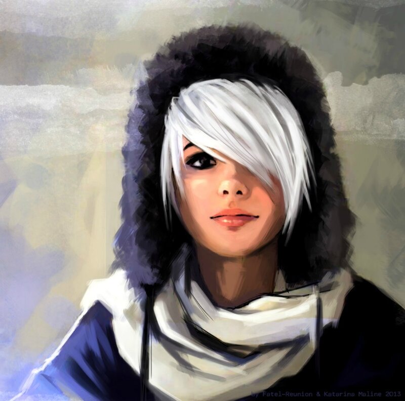 Person with White Hair — Neutral