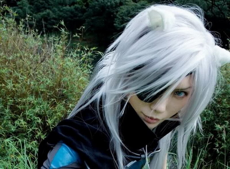 Person with White Hair