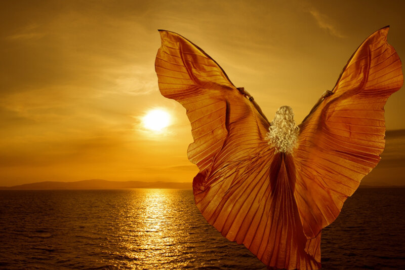 Person with Wings — Gold