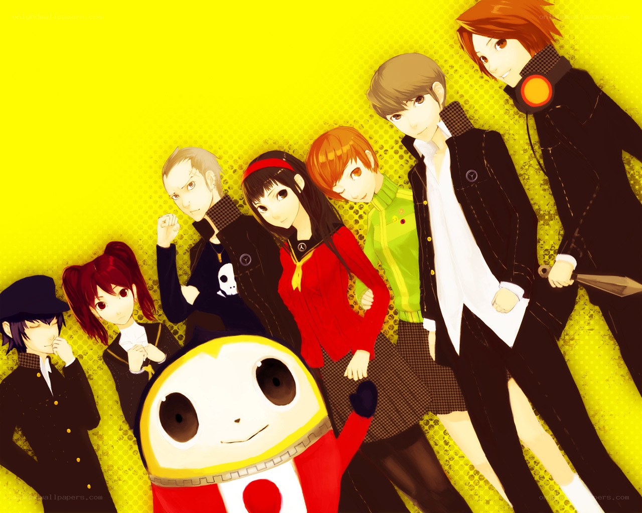Persona 3 cast group portrait