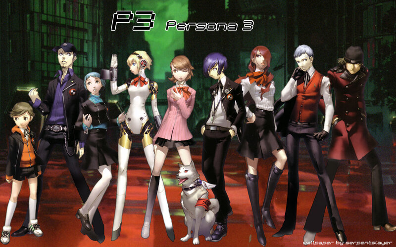 Persona 3 cast wallpaper