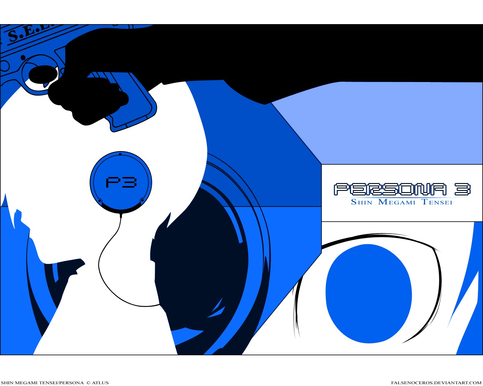 Persona 3 character art