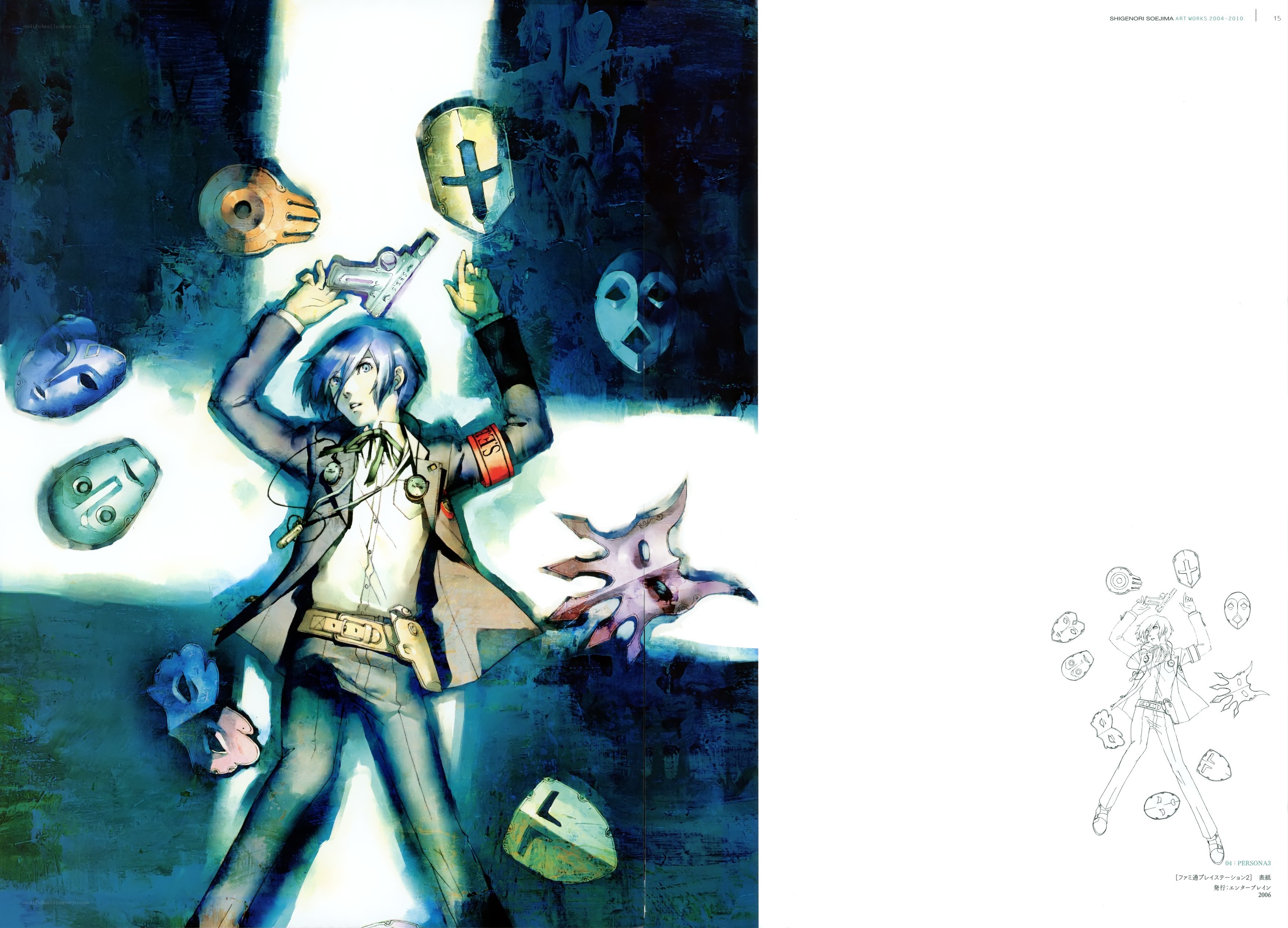 Persona 3 character art