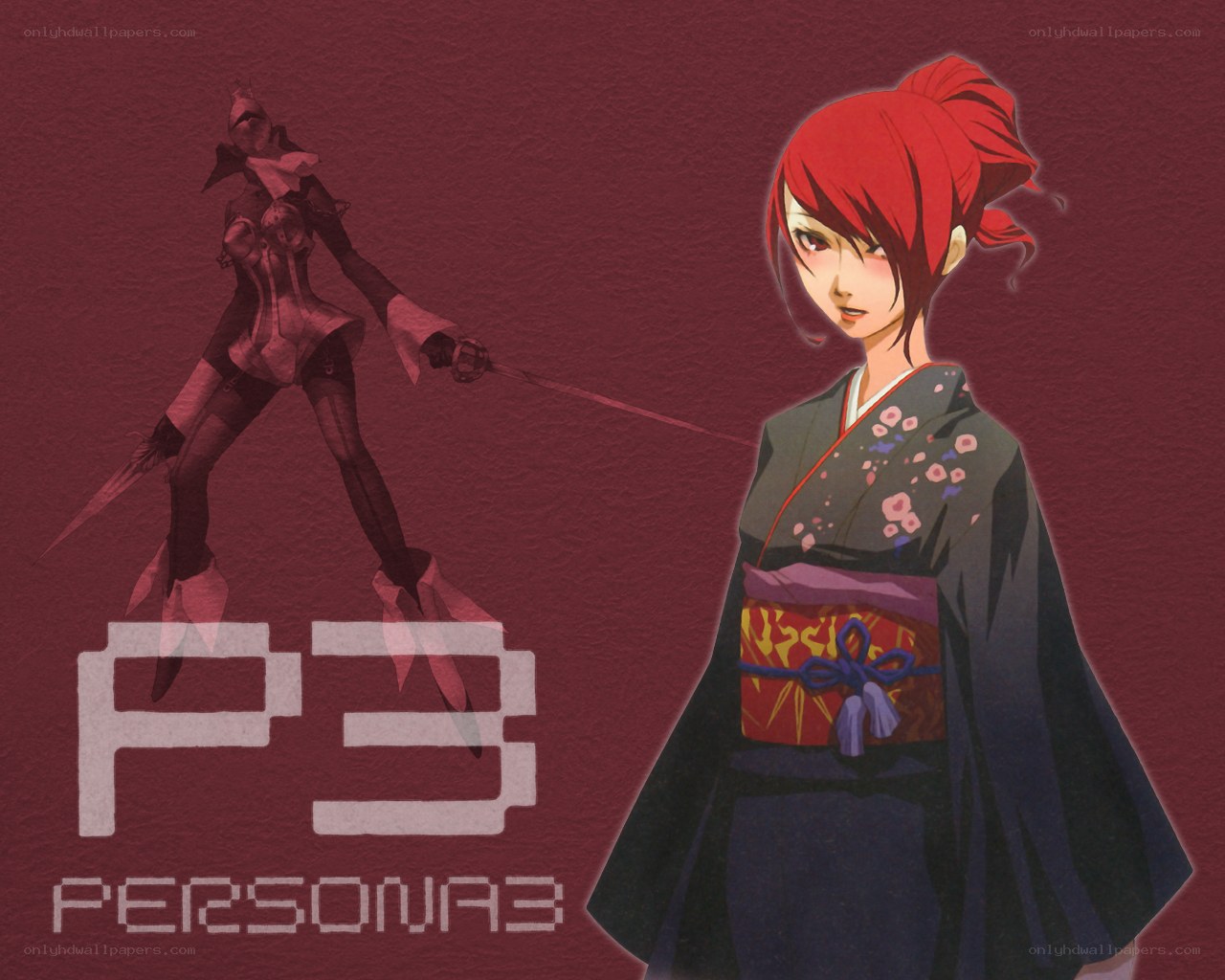 Persona 3 character art