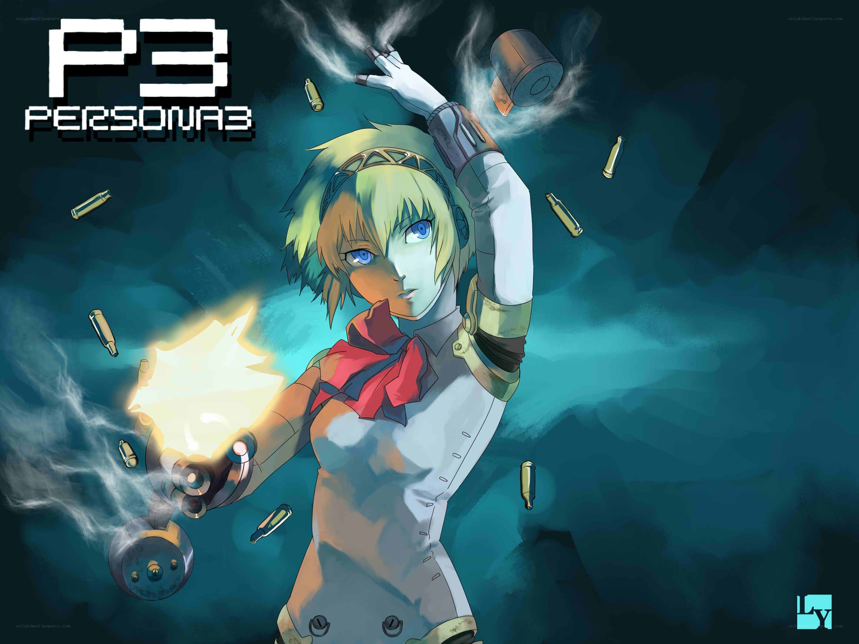 Persona 3 character in action