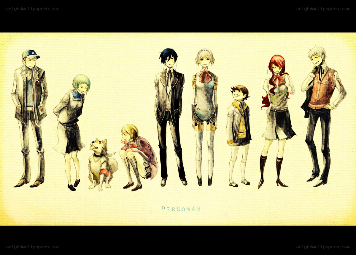 Persona 3 character lineup