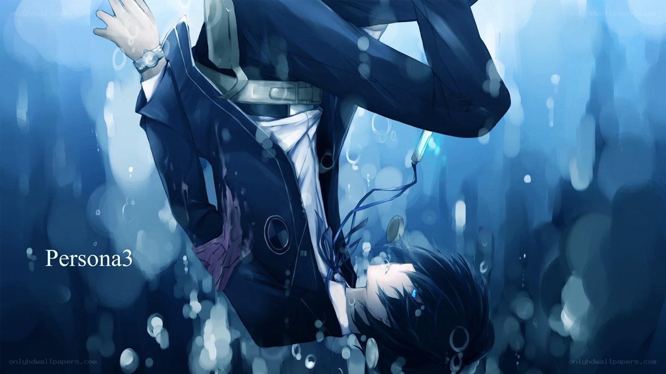Persona 3 character underwater
