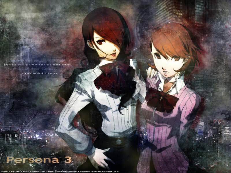 Persona 3 characters artwork