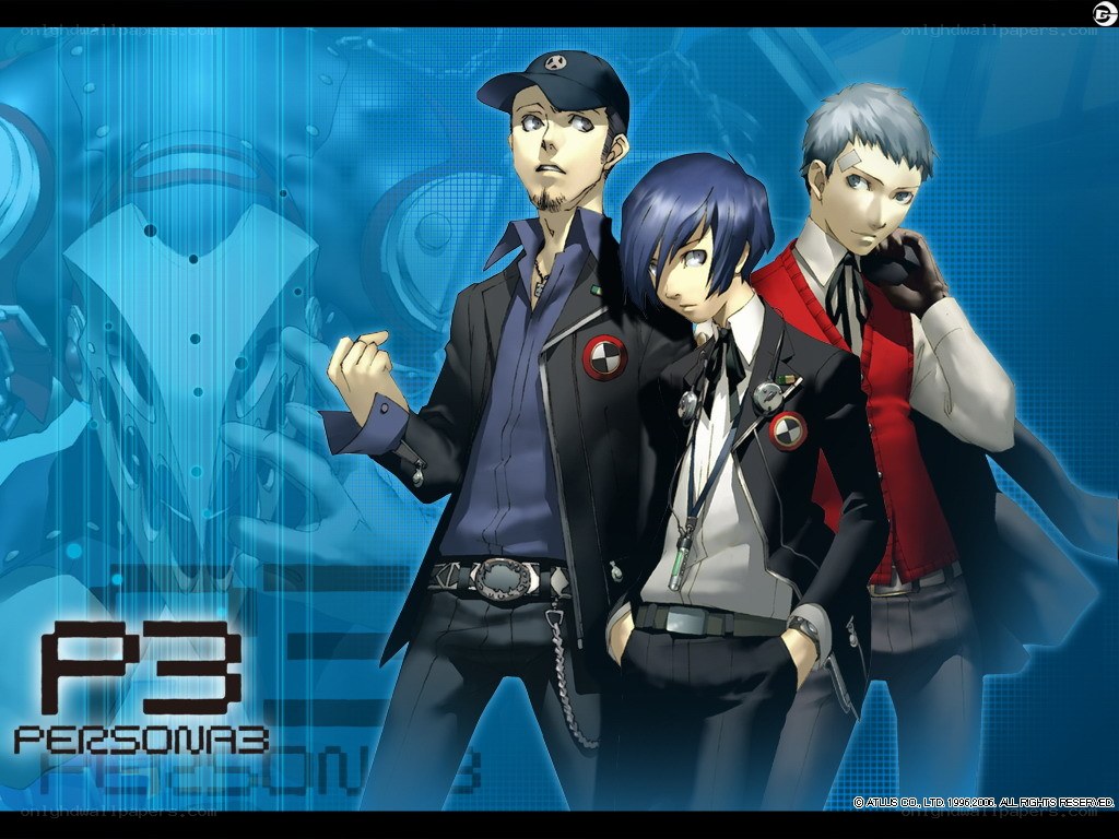 Persona 3 characters artwork