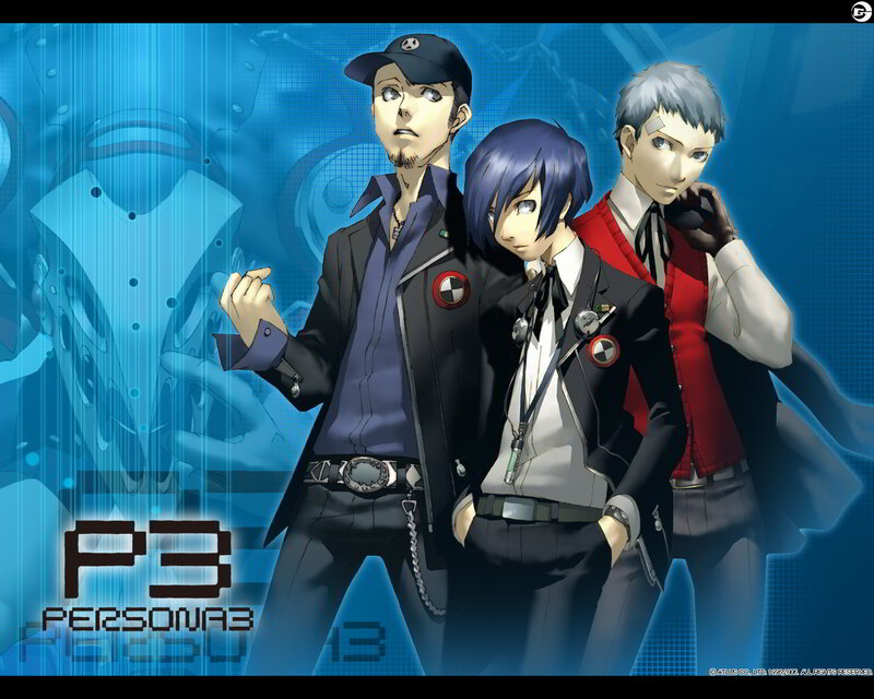 Persona 3 characters artwork