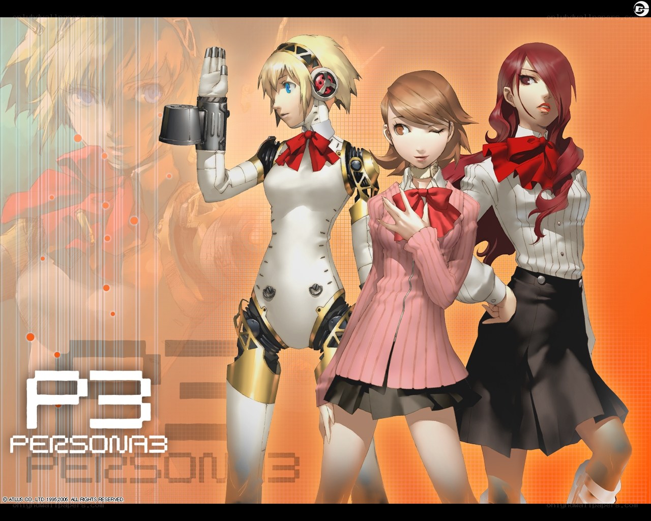 Persona 3 characters artwork