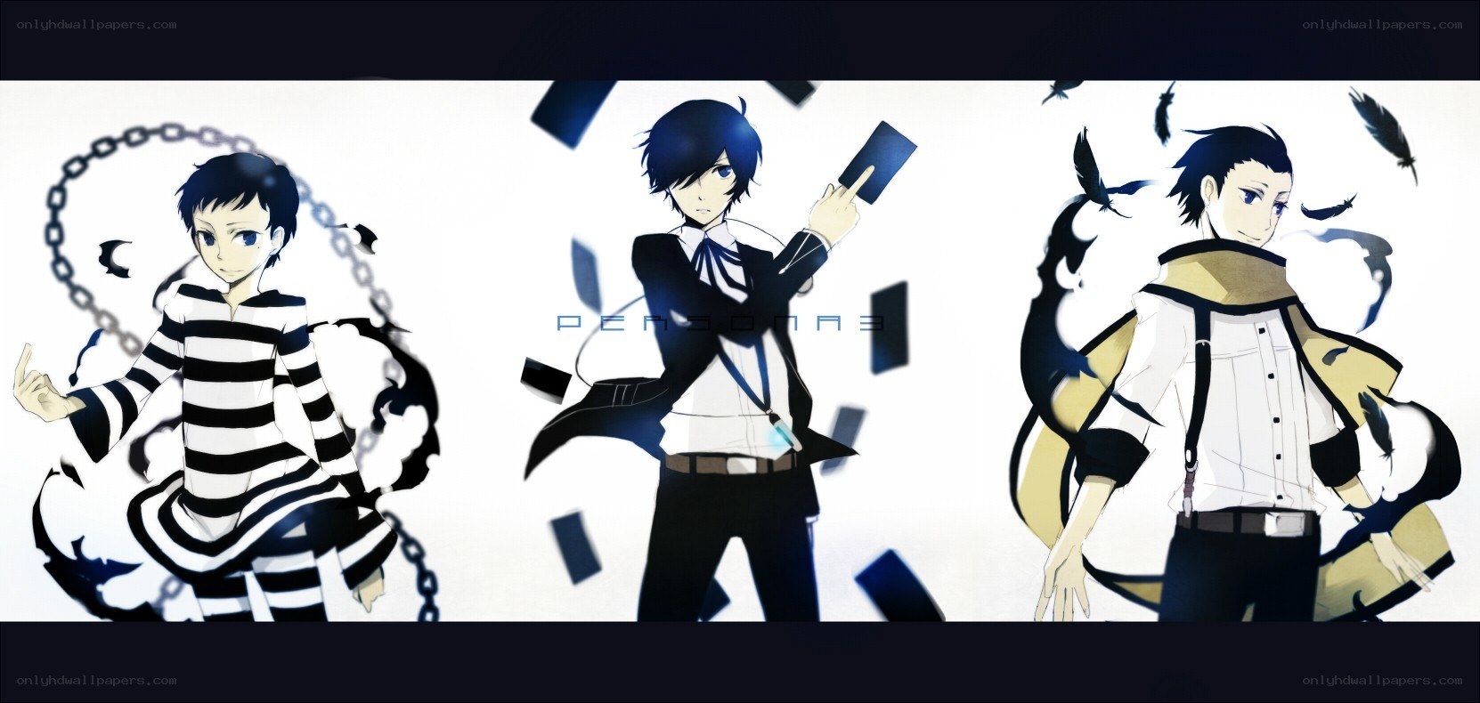 Persona 3 characters collage