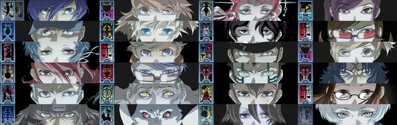 Persona 3 characters grid