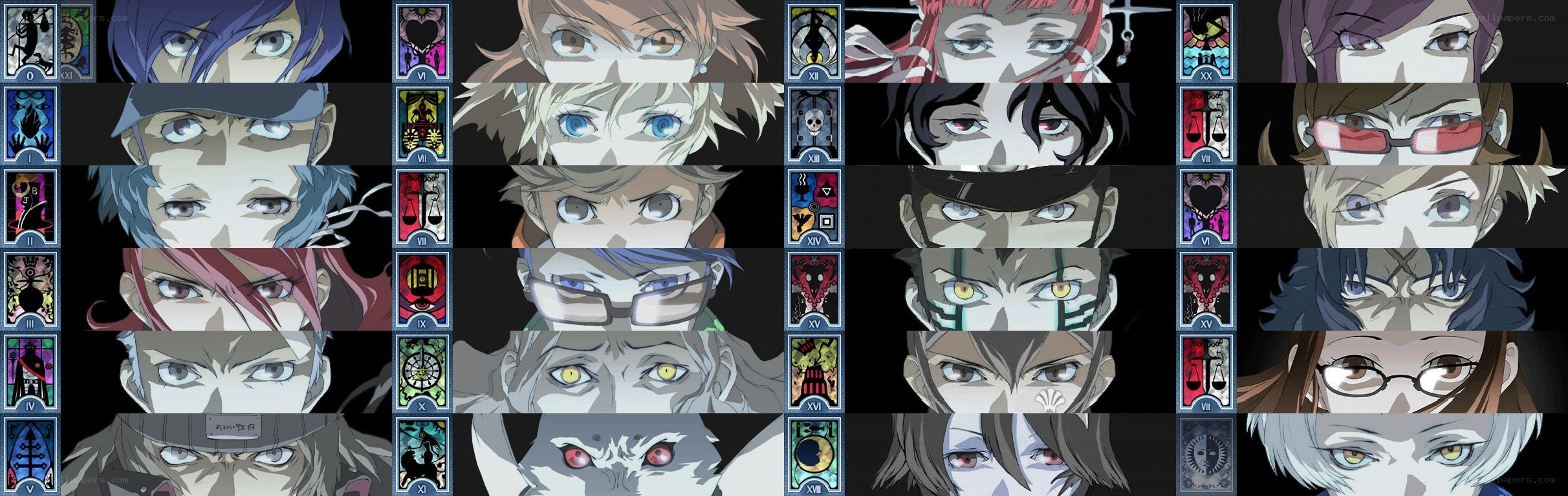 Persona 3 characters grid