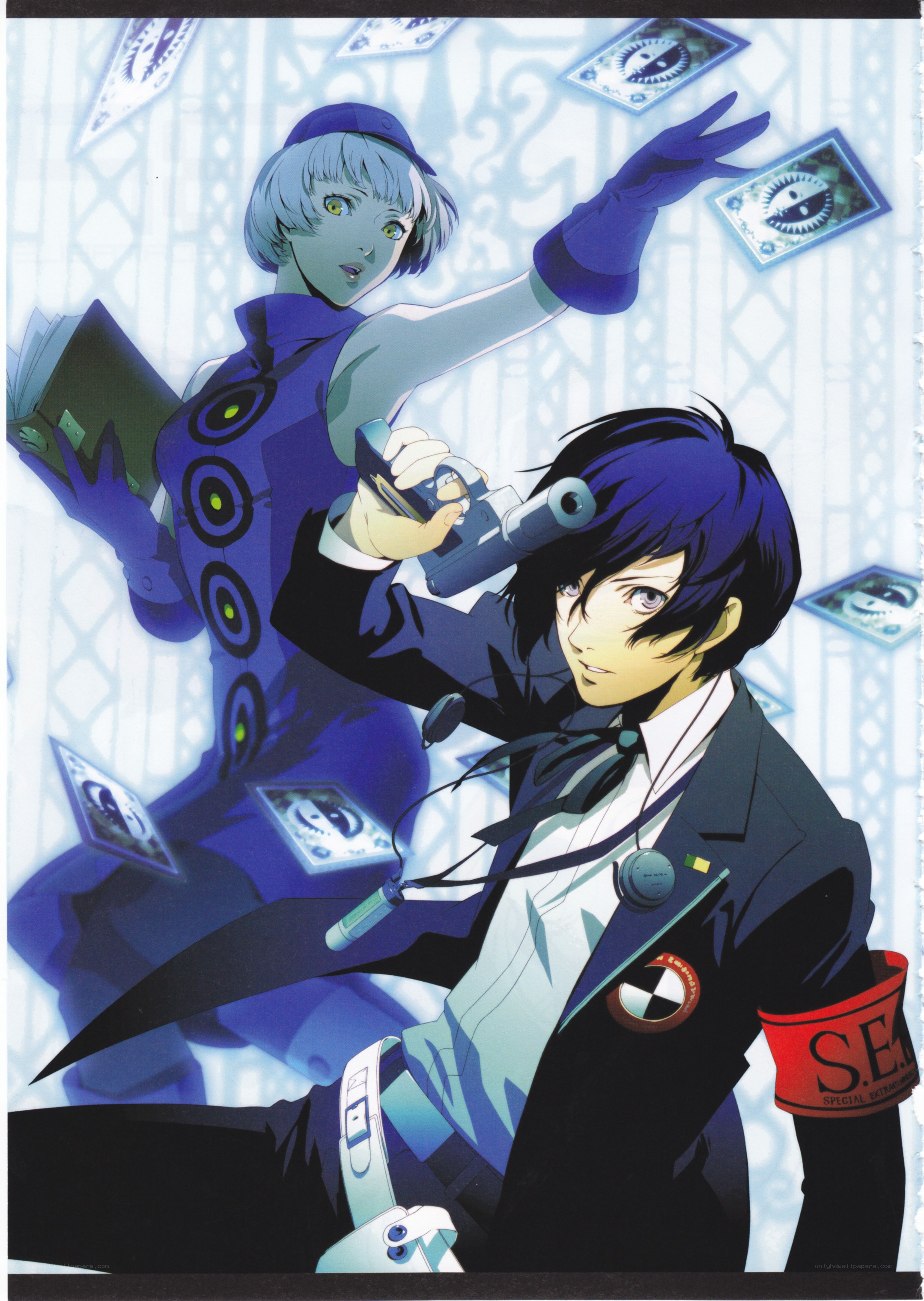 Persona 3 characters in action