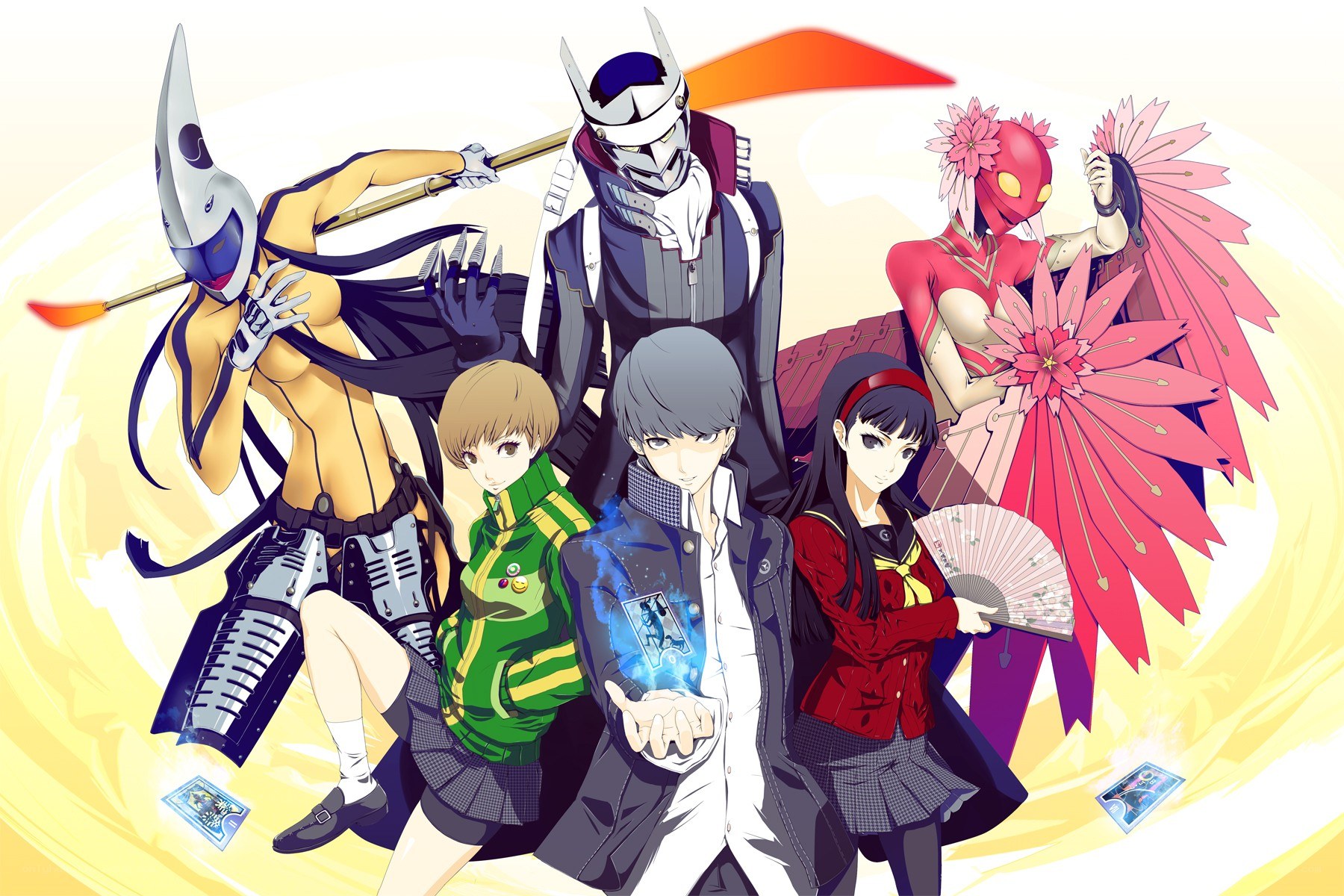 Persona 3 characters in battle