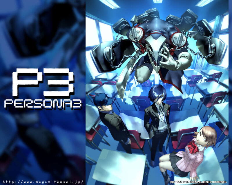 Persona 3 classroom scene