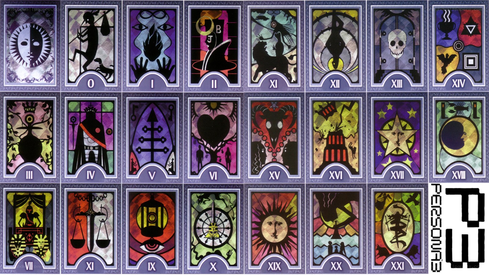 Persona 3 Tarot Cards