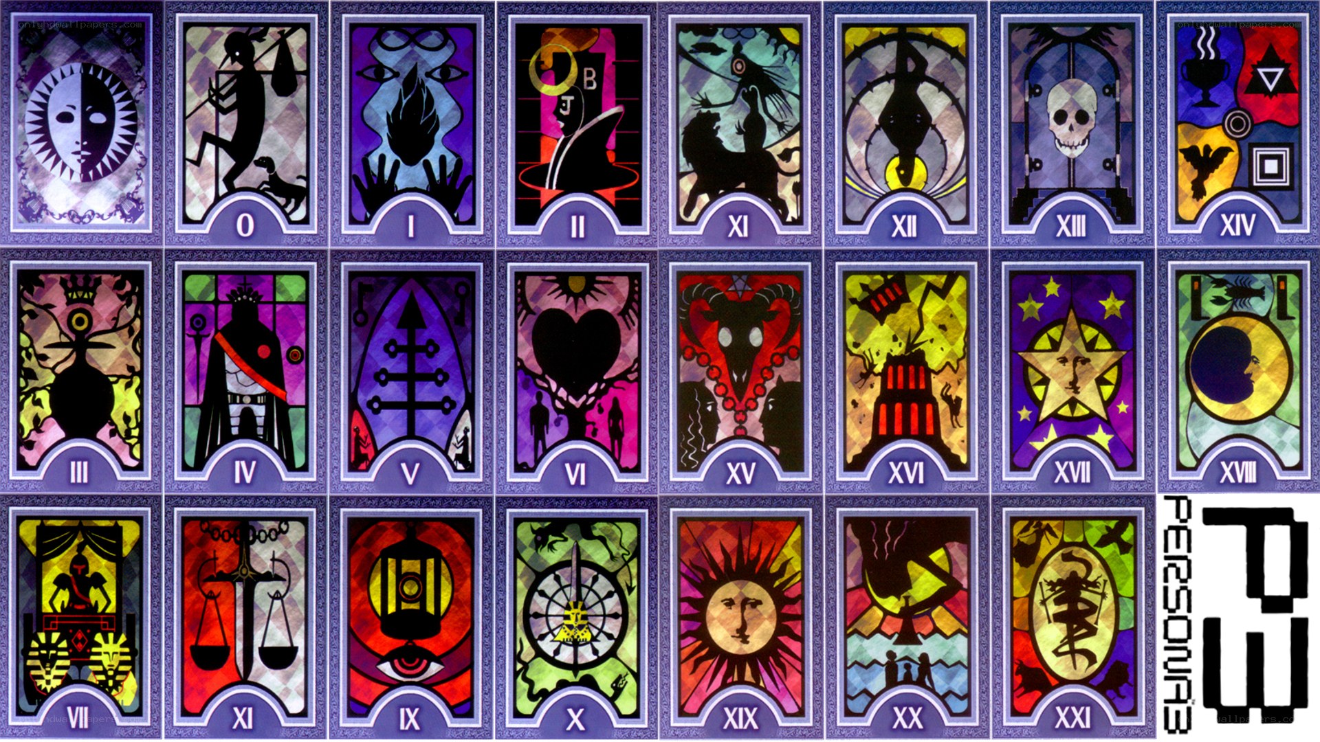 Persona 3 Tarot Cards