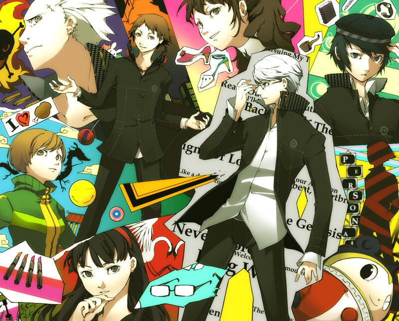 Persona 4 cast collage