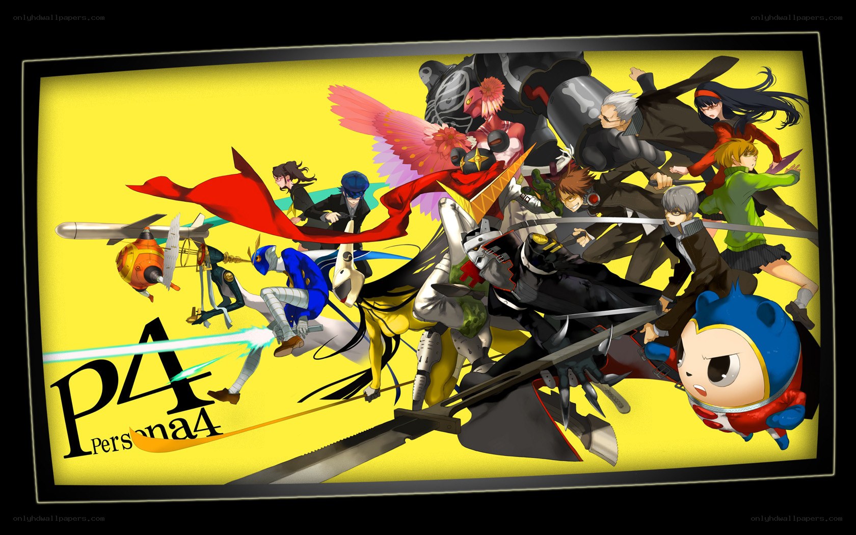 Persona 4 character art