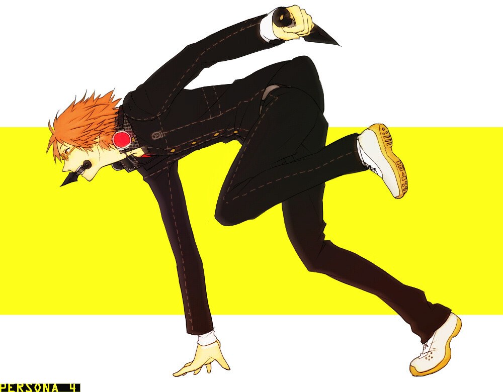 Persona 4 character in action