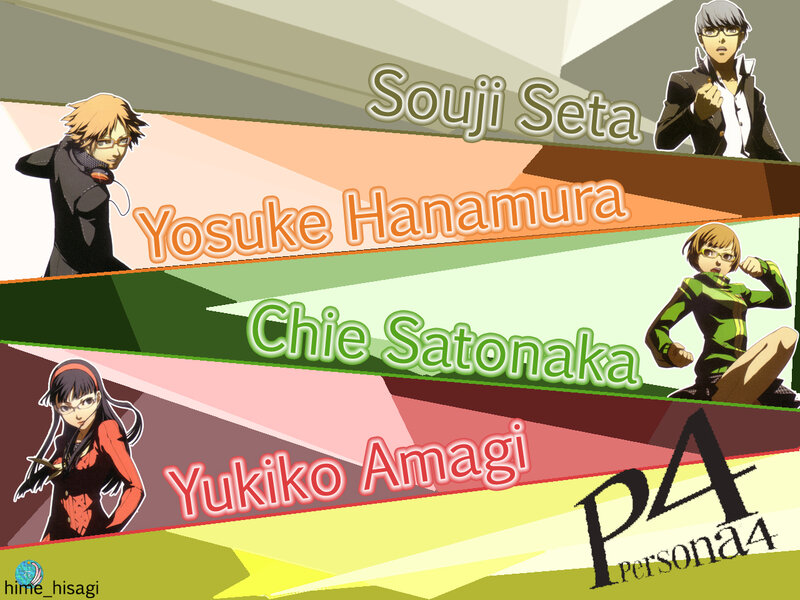 Persona 4 character lineup