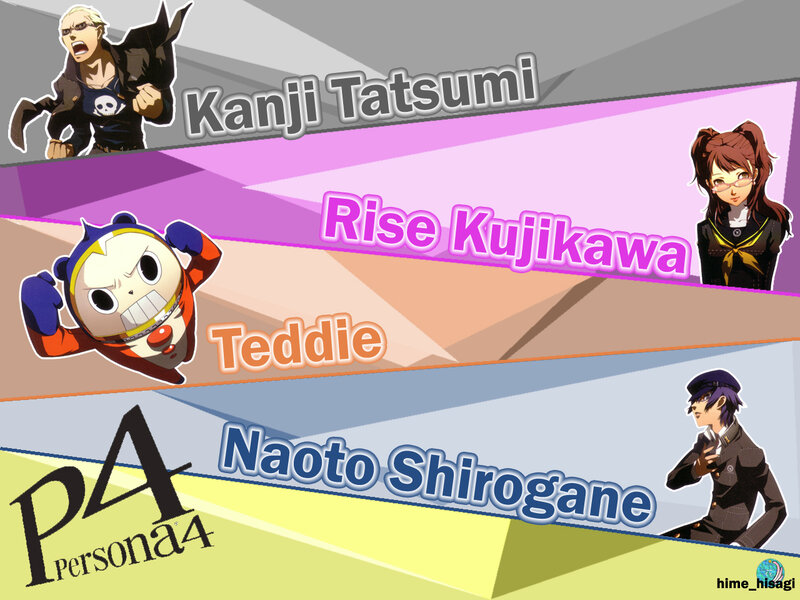 Persona 4 character lineup