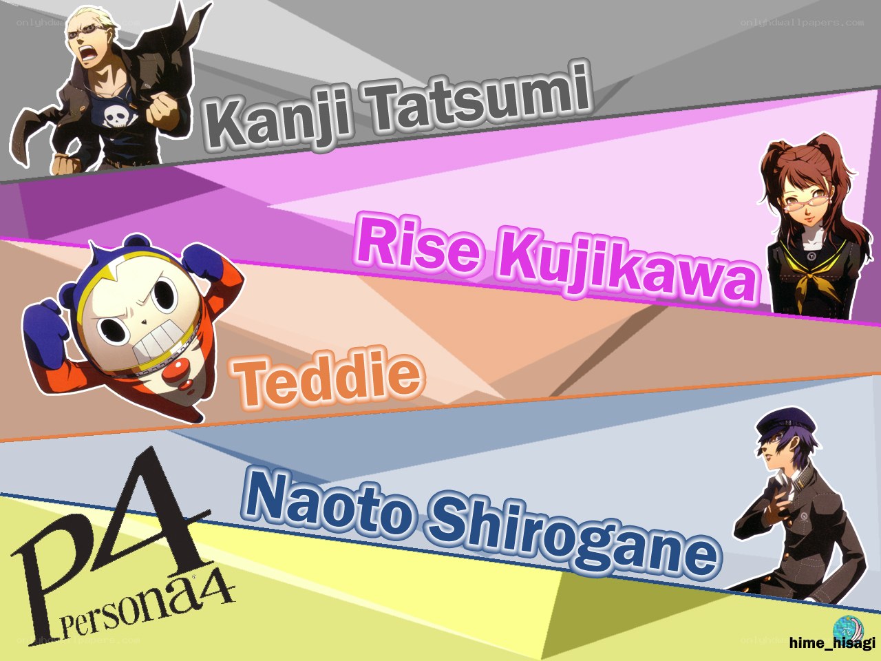 Persona 4 character lineup