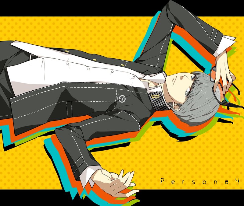 Persona 4 character lying down