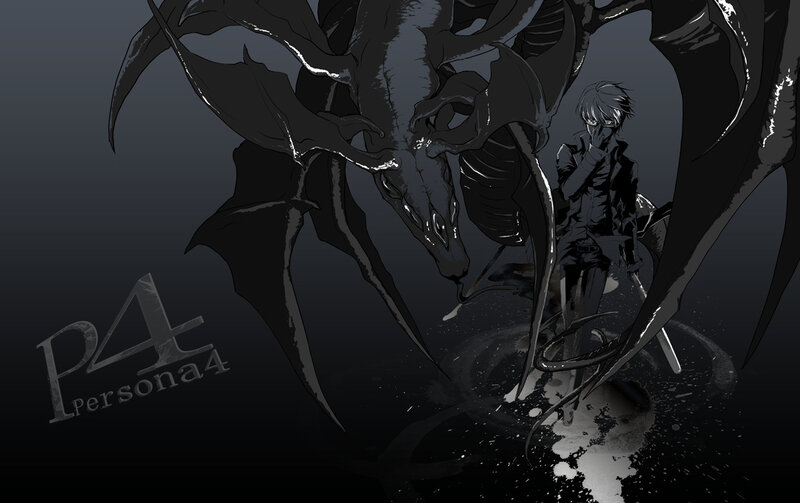 Persona 4 character with demon
