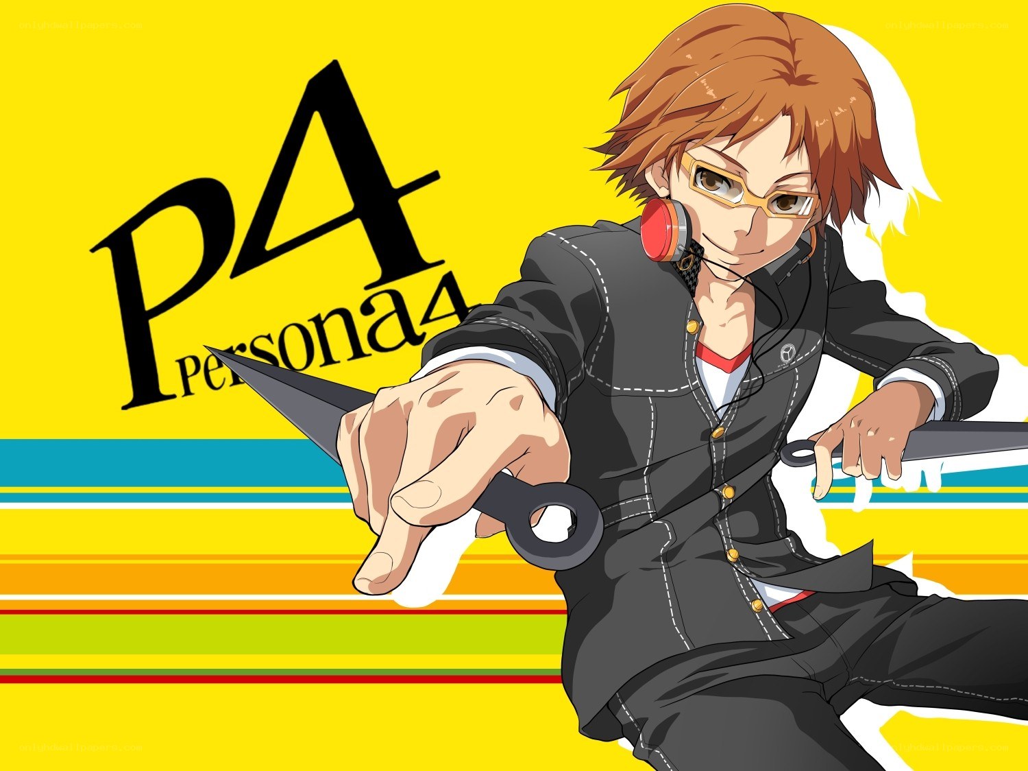 Persona 4 character with knife