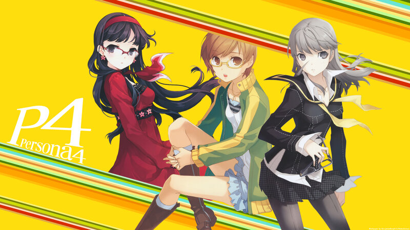 Persona 4 characters artwork