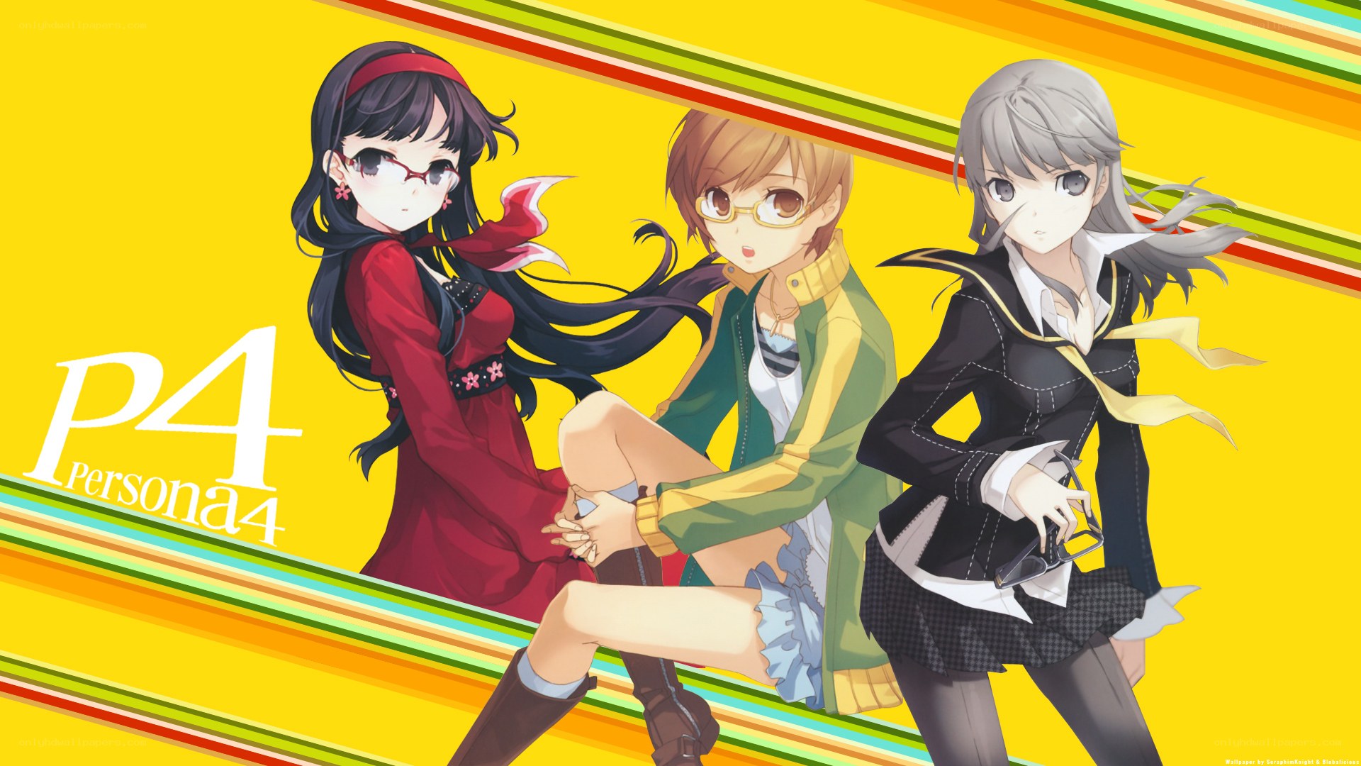 Persona 4 characters artwork
