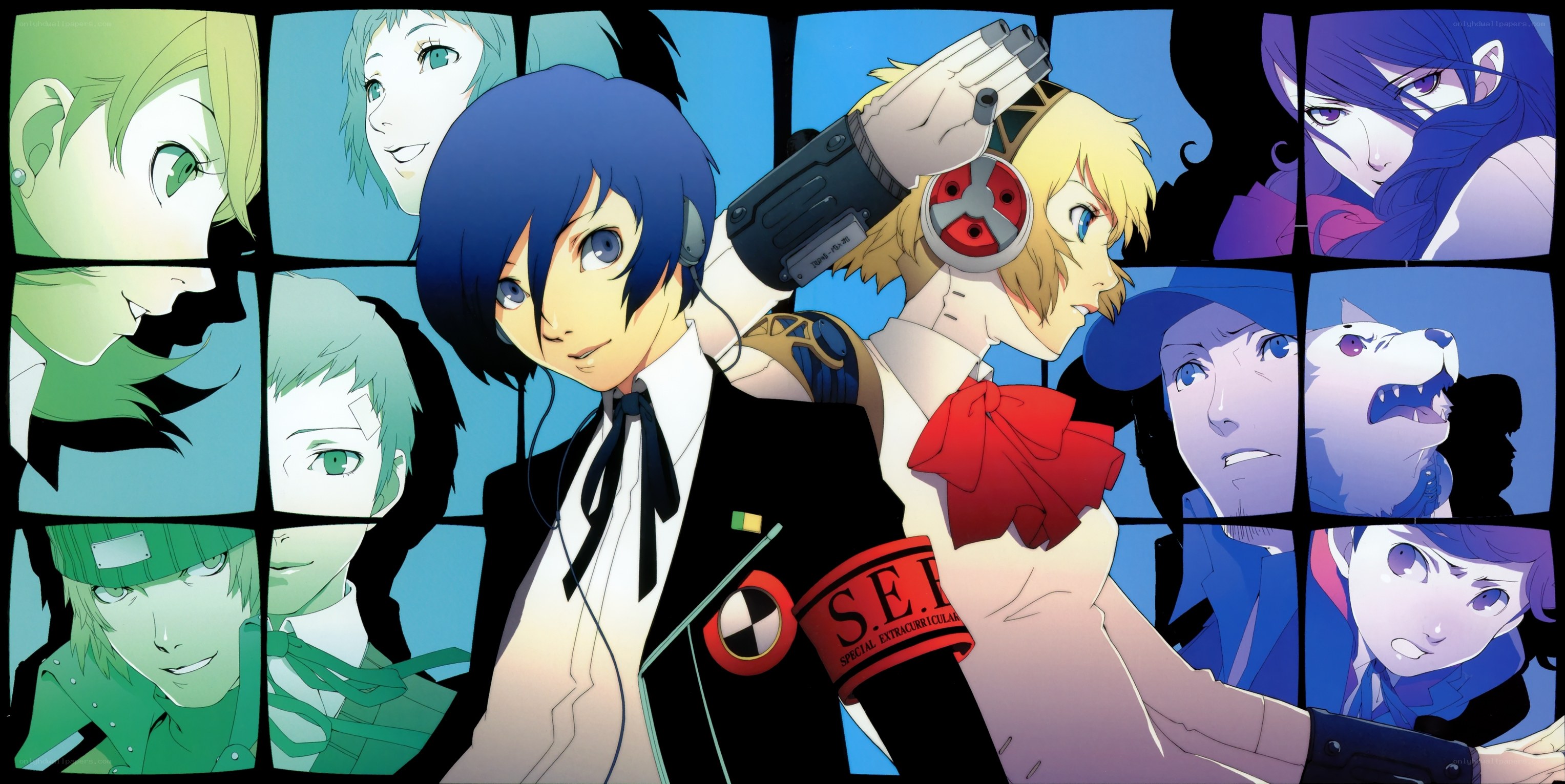 Persona 4 characters collage