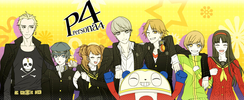 Persona 4 characters group