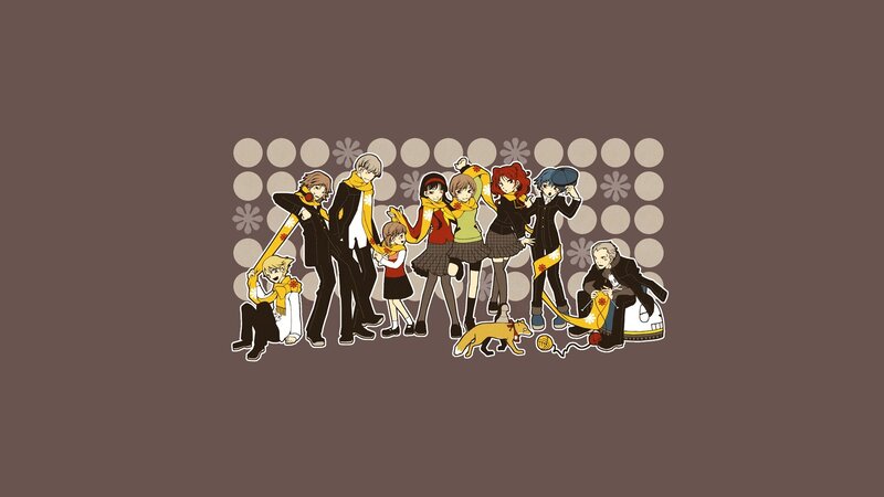 Persona 4 characters group