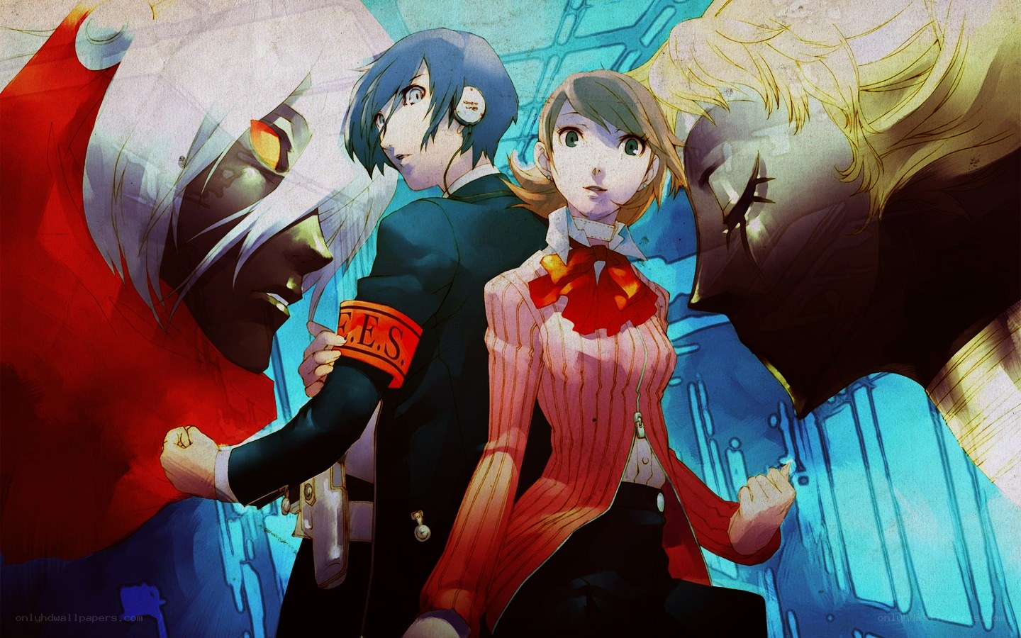 Persona 4 characters in action