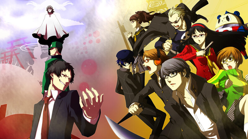 Persona 4 characters in action
