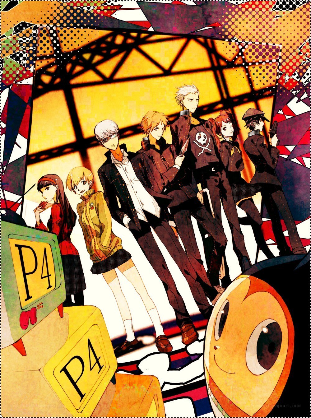 Persona 4 group portrait
