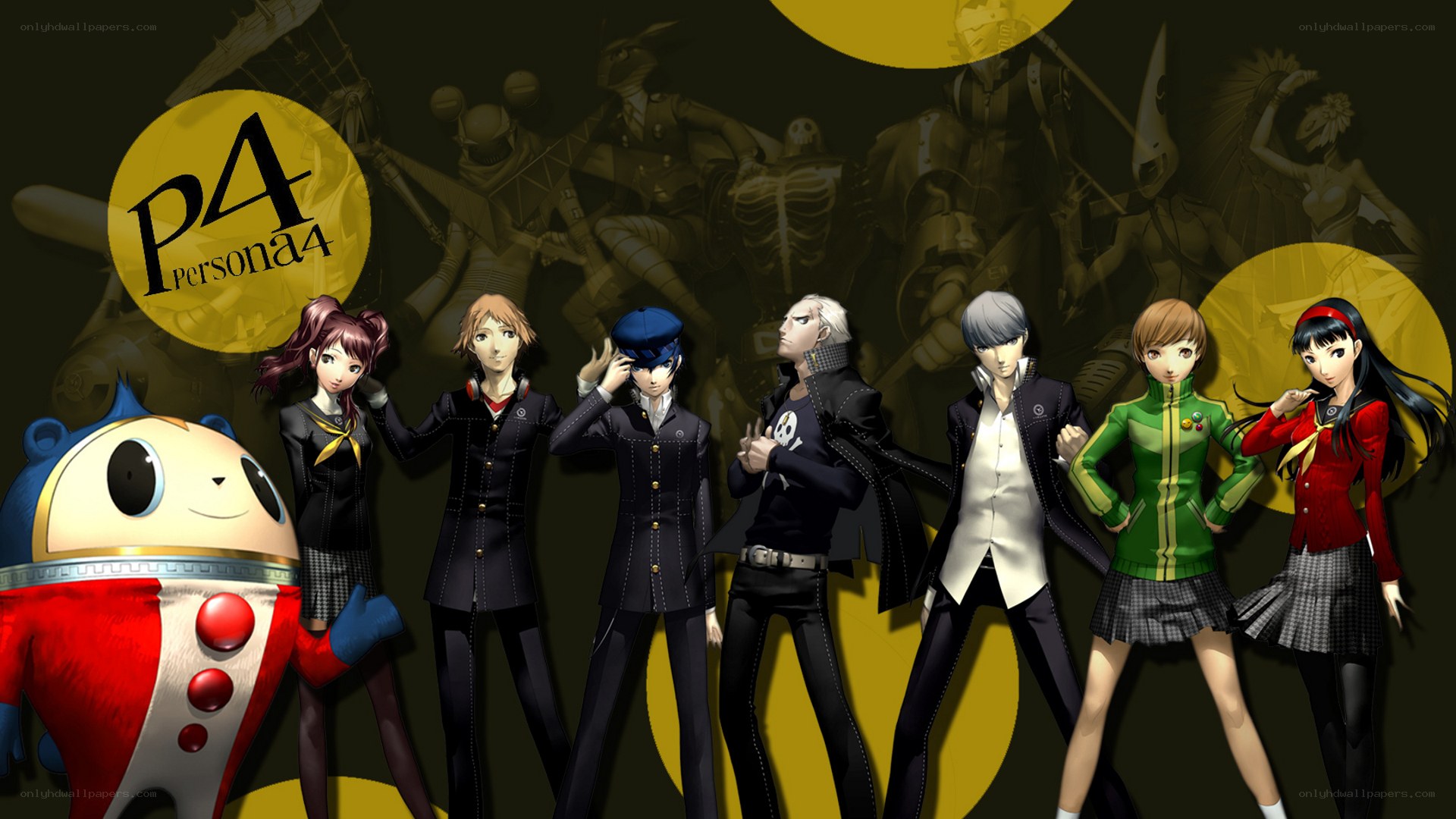Persona 4 main cast
